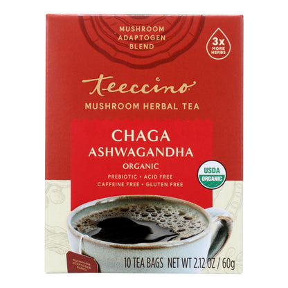 Teeccino - Mush Tea Chga Ashwgan - 6-10 袋装