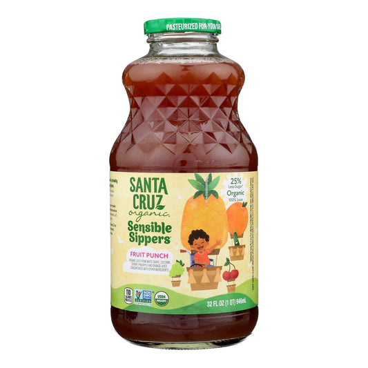 Santa Cruz Organic - Jugo Snsbl Sipr Fruta Pn - Caja De 6-32 Fz