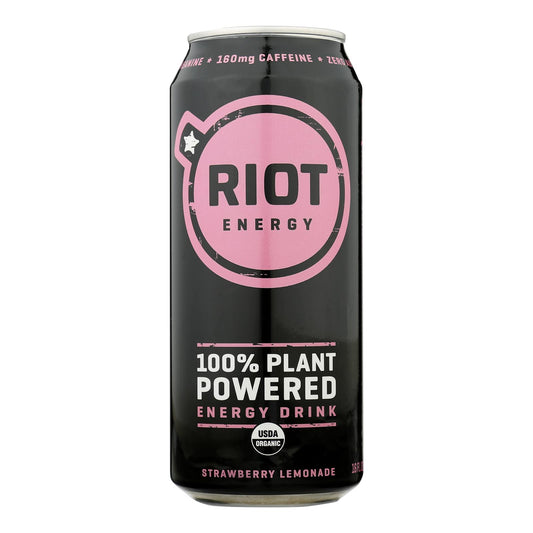 Riot Energy - Energy Strwby Lemon - Caja de 12 a 16 Fz