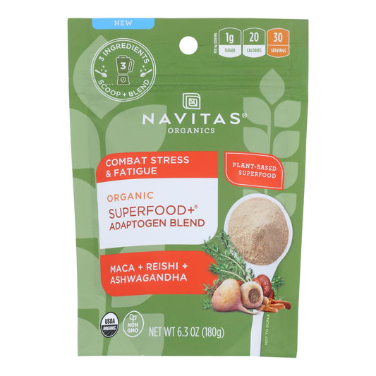 Navitas Organics - Sprfd Adaptogenic Bln - Caja de 6 - 6,3 oz