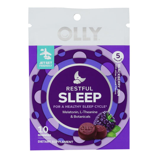 Olly - Gomitas para dormir Blkbry Zen - Caja de 24 - 10 unidades