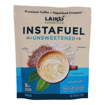 Laird Superfood - Instafuel sin azúcar - Caja de 6 a 8 oz