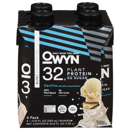 Solo lo que necesitas - Bebida proteica sabor vainilla Elit Plntbs - Caja de 3-4/11,15 oz