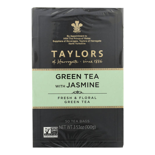 Taylors Of Harrogate - Té verde con jazmín - Caja de 6 - Bolsa de 50