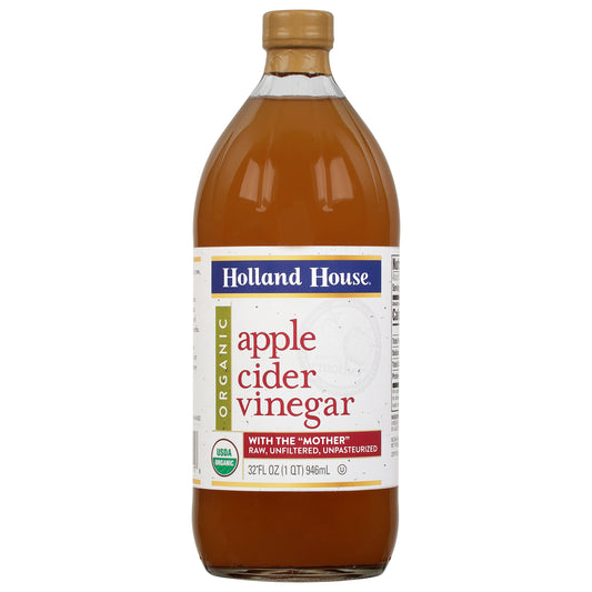 Holland House - Vinagre de sidra de manzana - Caja de 6 - 32 oz
