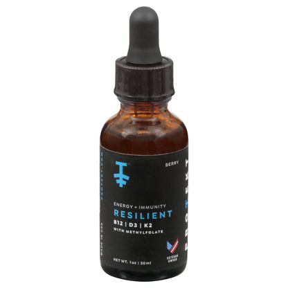 Protkt - Gotas de vitamina B12 Resilint Berry - Caja de 6 - 1 fz