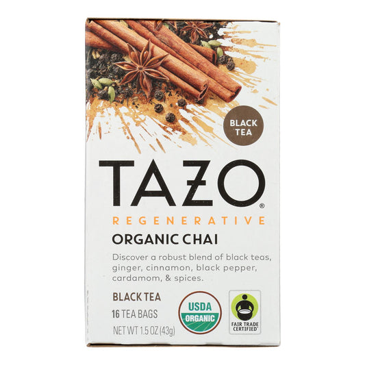 Té Tazo - Té Chai - Caja de 6 - 16 bolsas