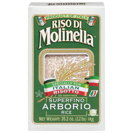 Riso Di Molinella - Arroz Superfino Arborio - Caja de 10-2.2 Lb