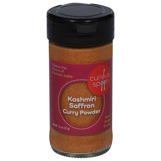 Cuchara curiosa - Polvo de curry Kashmiri Safrn - Caja de 6 - 1.3 oz