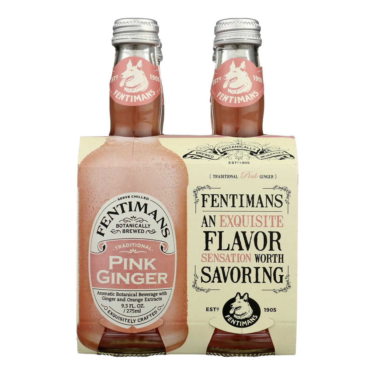 Fentimans - Jengibre rosado - Caja de 6 - 4/9.3 Fz