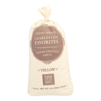 Charleston Favorites - Grits Yellow Stone Ground - Case Of 12 - 2 Lb