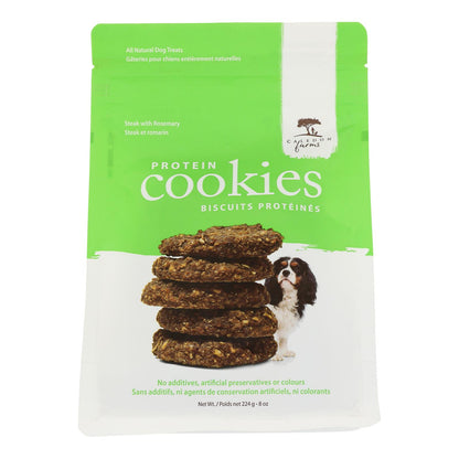 Caledon Farms - Galletas proteicas Dg Trt Rsmry Stk - Caja de 4 a 8 oz