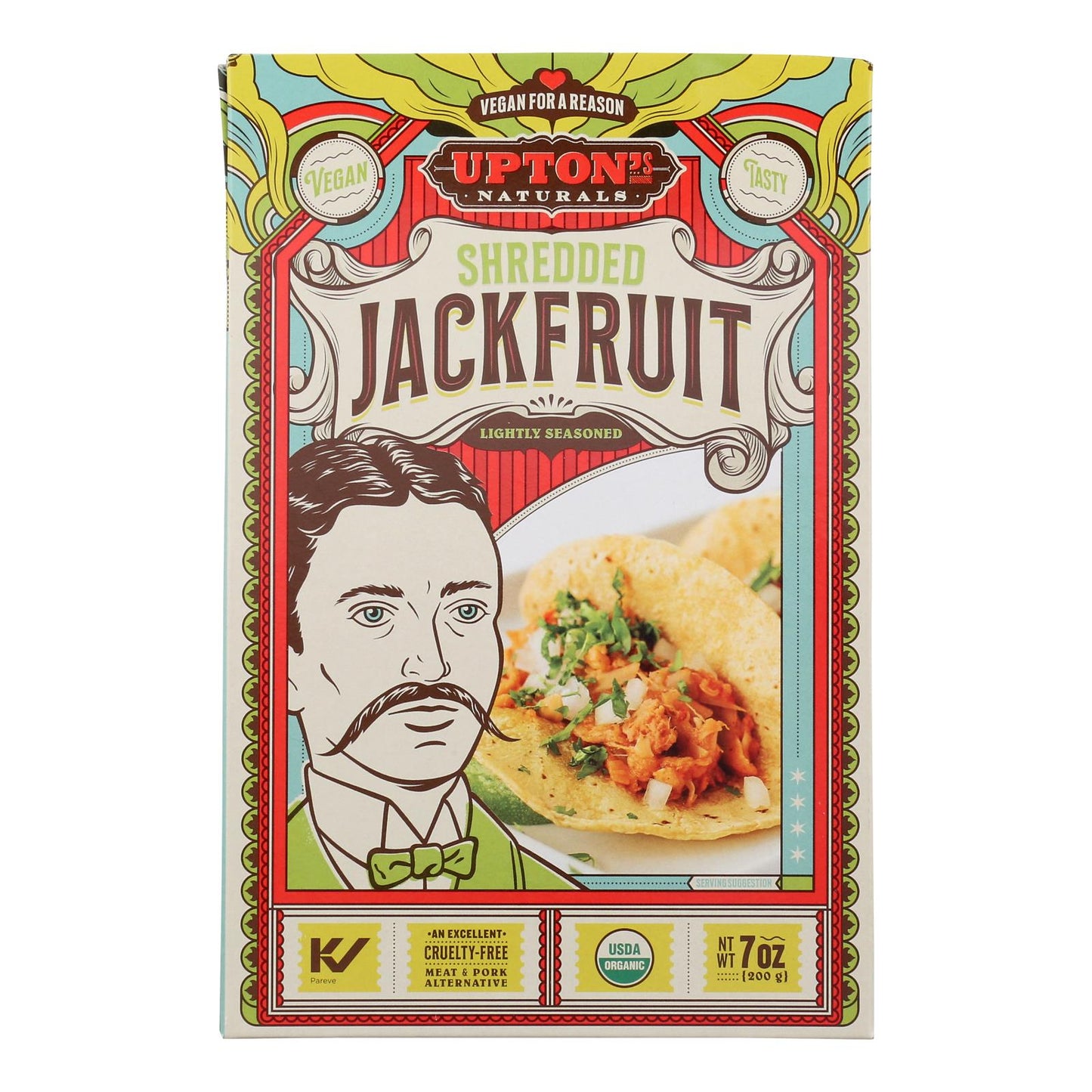 Upton's Naturals - Jackfruit Shrd Light Snsd - Caja de 6-7 oz