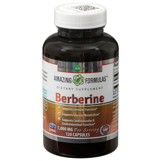 Fórmulas sorprendentes: berberina 500 mg, 1 unidad, 120 unidades