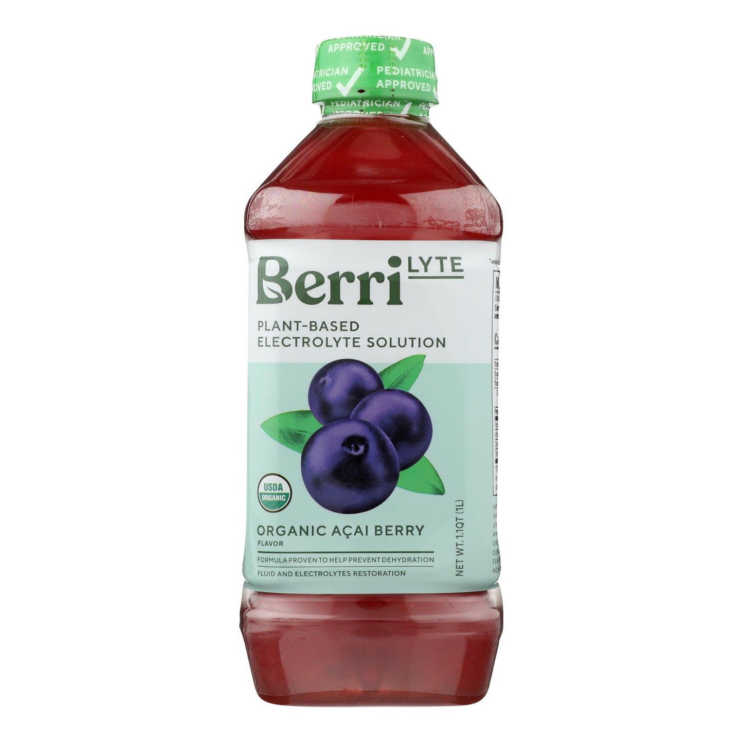 Berri Lyte - Jugo Electro Acai - Caja de 6 - 1 L