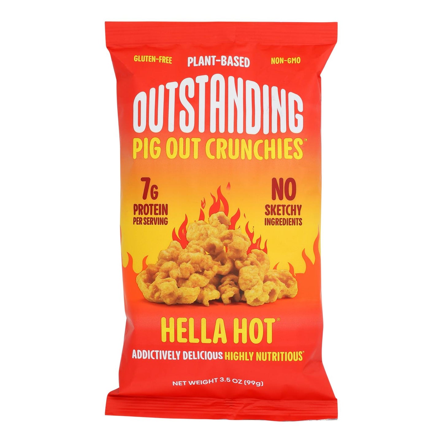 Alimentos excepcionales - Crunchies Hella Hot - Caja de 12 - 3,5 oz