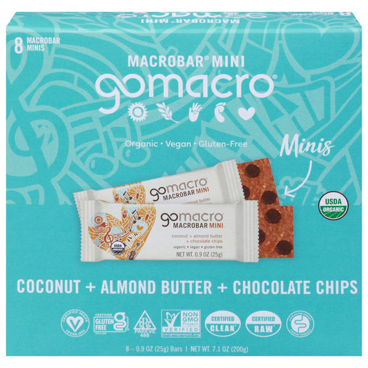 Gomacro - Barrita Mini Cnt Almbt Cc - Caja De 7-7.1 Oz