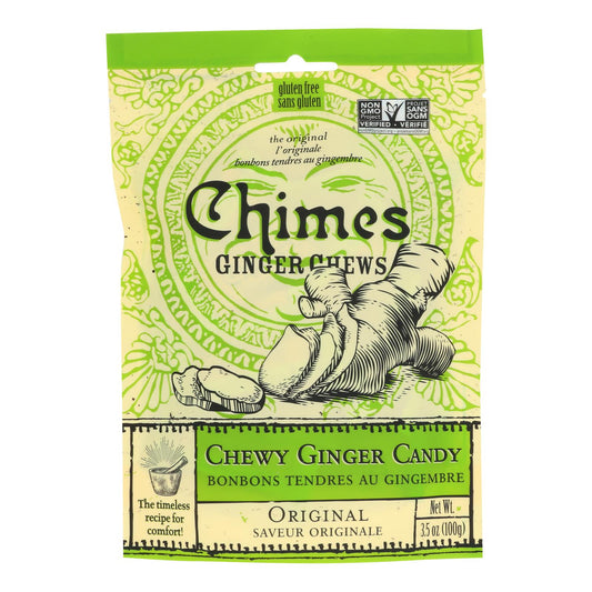 Chimes - Masticables de jengibre originales - Caja de 12 - 3,5 oz
