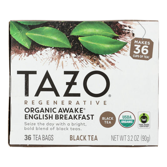 Tazo 茶 - 醒脑英式早餐茶 - 4-36 袋装