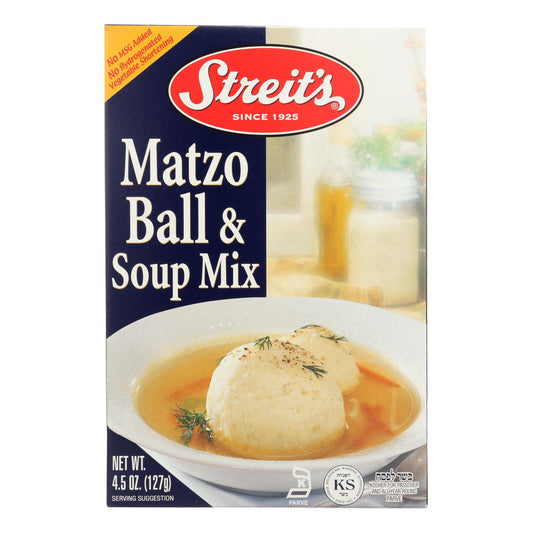 Streit's Matzo - 球和汤混合物 - 12 盒装 - 4.5 盎司