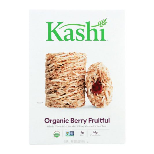 Galletas de trigo integral Kashi, cereales con sabor a frutos del bosque, caja de 12, 15,6 oz.