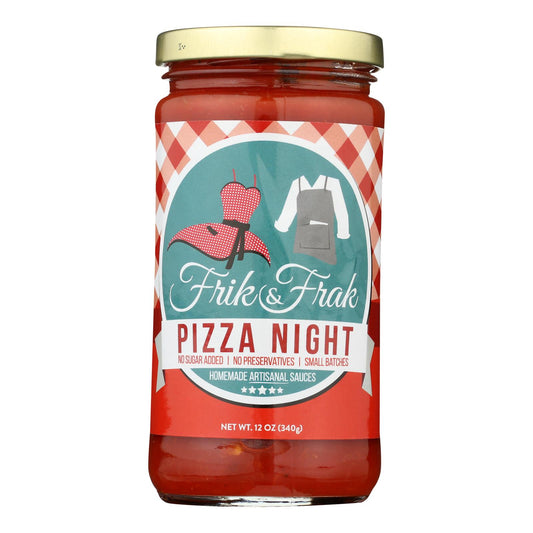 Frik And Frak - Noche de pizza con salsa - Caja de 6 a 12 oz