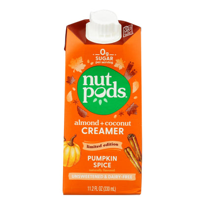 Crema con especias de calabaza de Nutpods - Caja de 12 - 11,2 Fz