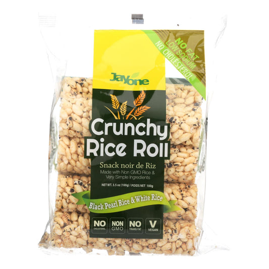 Rollo de arroz crujiente J1 Black Pearl - Caja de 12 - 3,5 oz