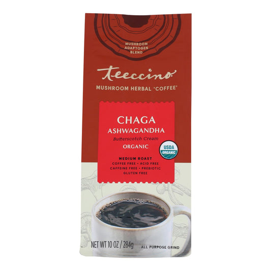 Teeccino - Mush Cof Chaga Ashwa - Caja de 6-10 Oz