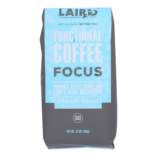 Laird Superfood - Coffee Focus 中度烘焙 - 6-12 盎司一箱