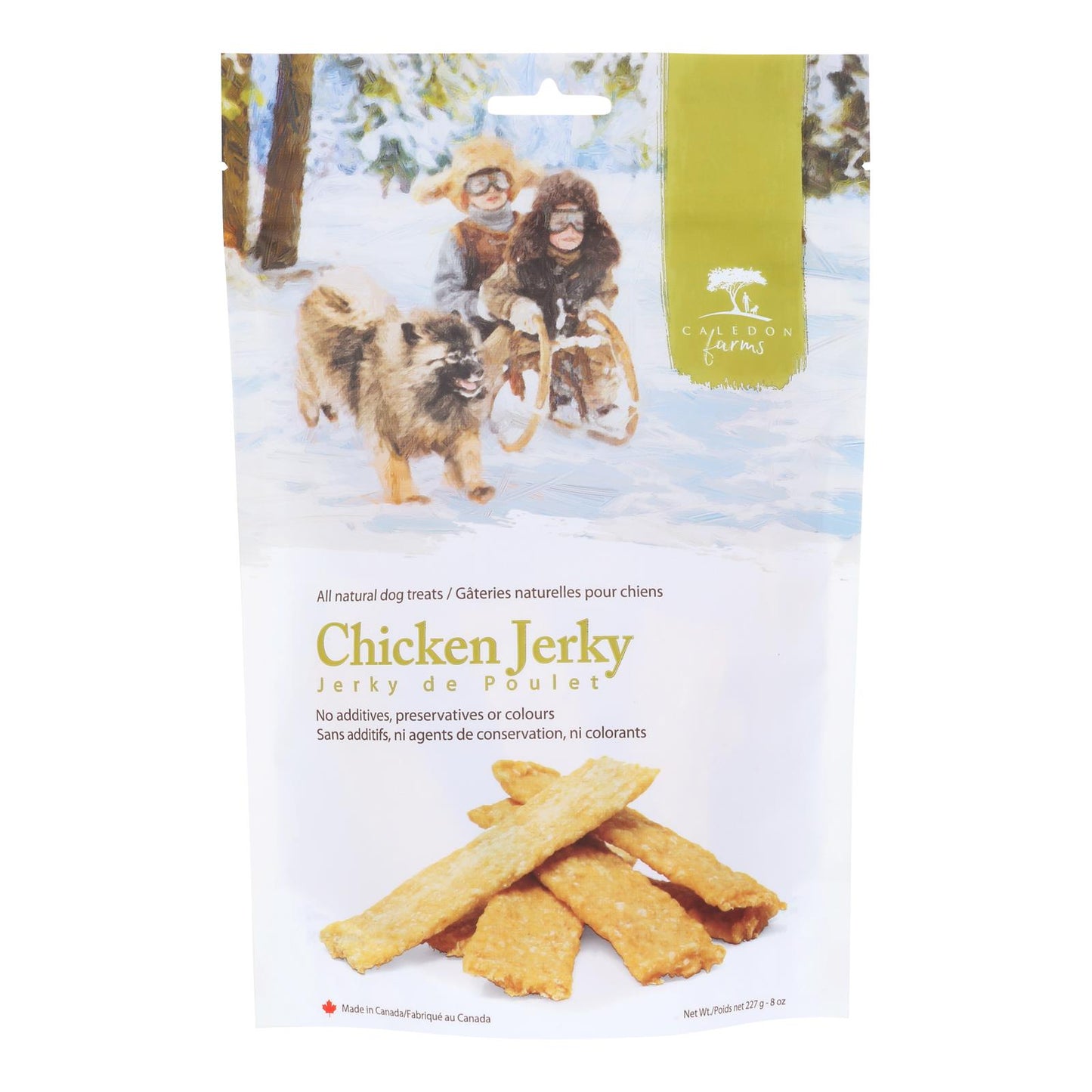 Caledon Farms - Cecina de pollo para perros - Caja de 6-8 oz