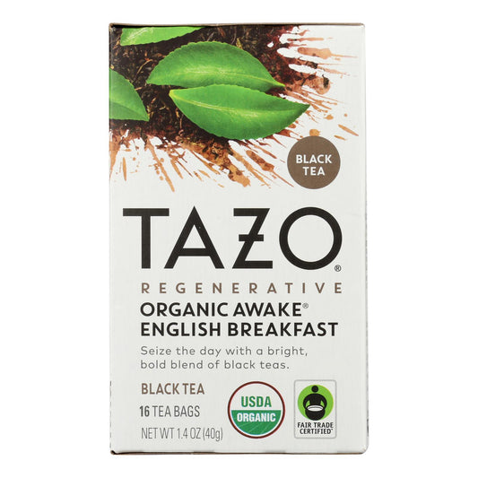 Té Tazo - Té Awake Eng Desayuno - Caja de 6 - 16 Bolsas