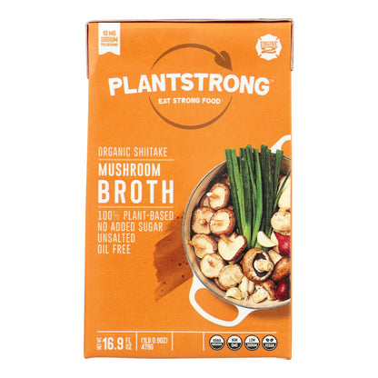 Plantstrong - Caldo Shtk de hongos - Caja de 6 - 16,9 Fz