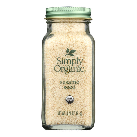 Simply Organic - Semillas de sésamo - Caja de 6 - 3,21 oz