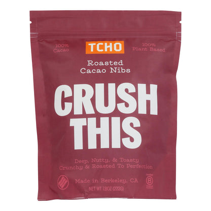 Tcho Chocolate - Cacao Nibs Crush This - Case Of 6-7.8 Oz