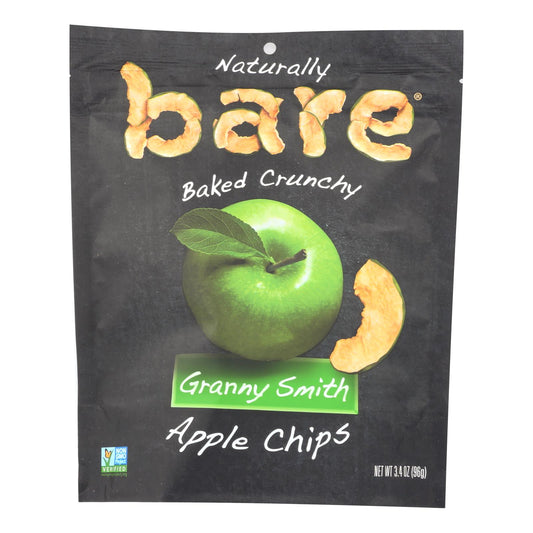 Chips de manzana Bare Fruit - Granny Smith - Caja de 12 - 3,4 oz