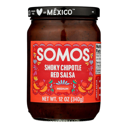 Somos - Salsa Smky Chptle Pepper - Caja de 6-12 oz