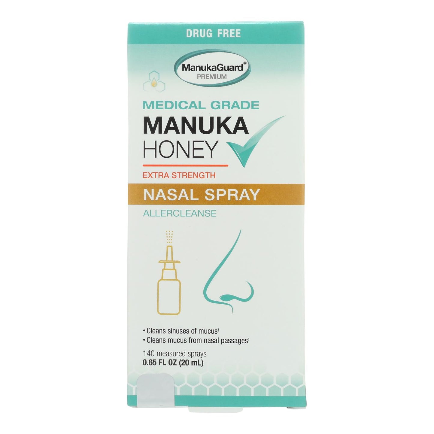 Manukaguard - Spray nasal Allercleanse - 1 unidad - 0,65 fz