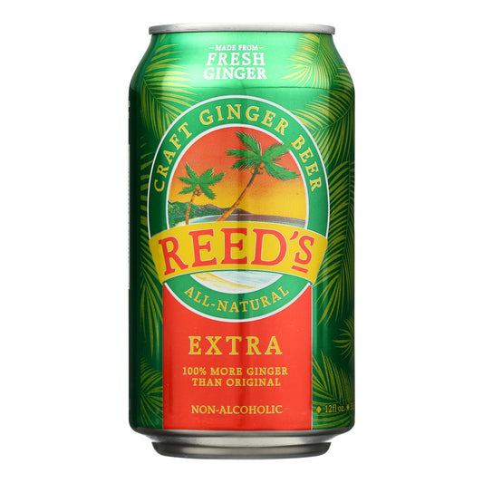 Reed's - Cerveza de jengibre 650 Extra - Caja de 6 - 4/12 Fz