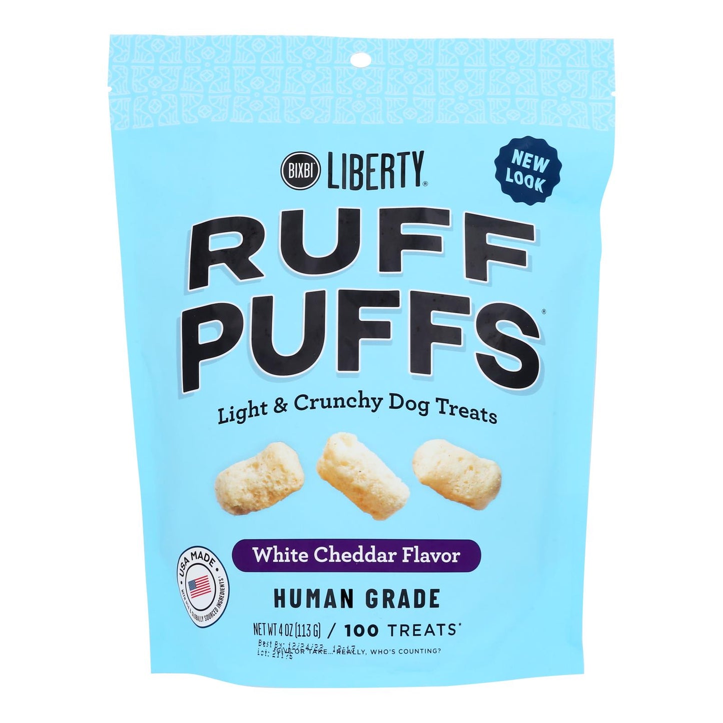 Bixbi - Ruff Puffs White Cheddar - Case Of 8-4 Oz