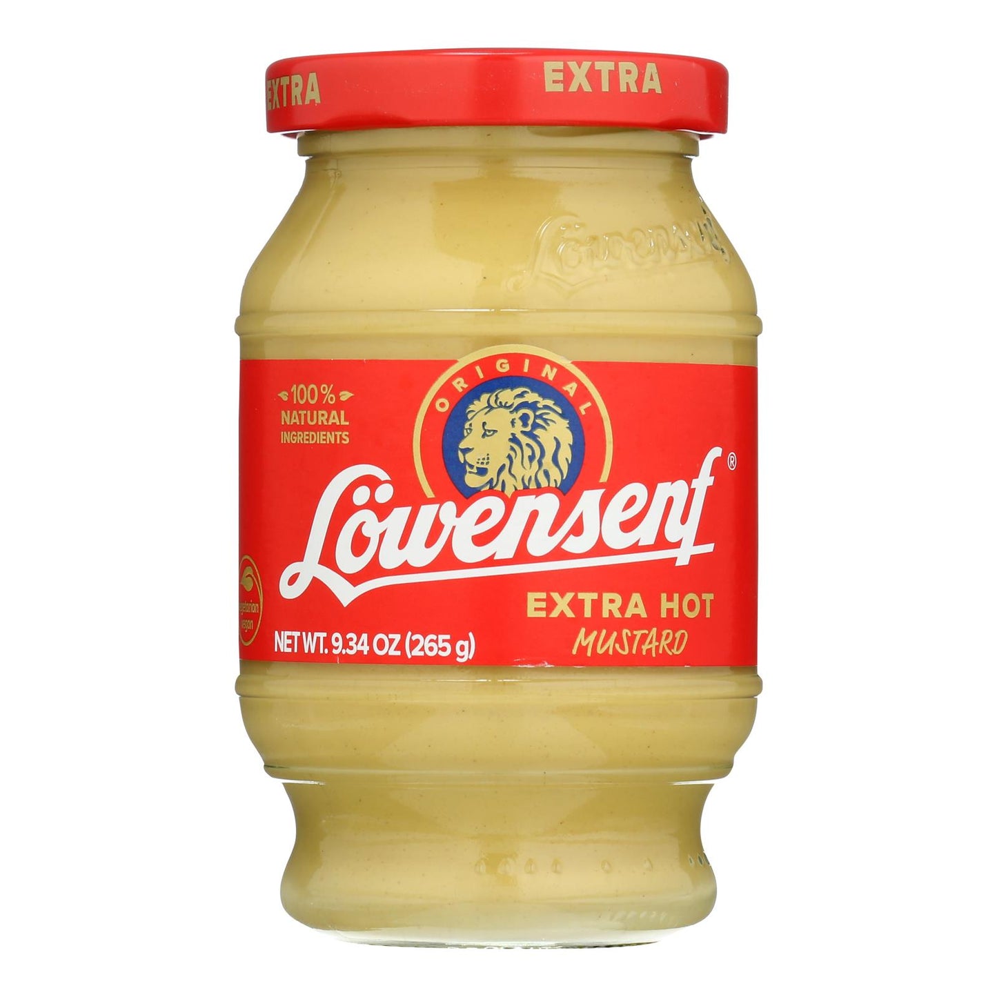 Mostaza picante favorita de Alemania, Lowensenf - Caja de 6 - 9,3 oz