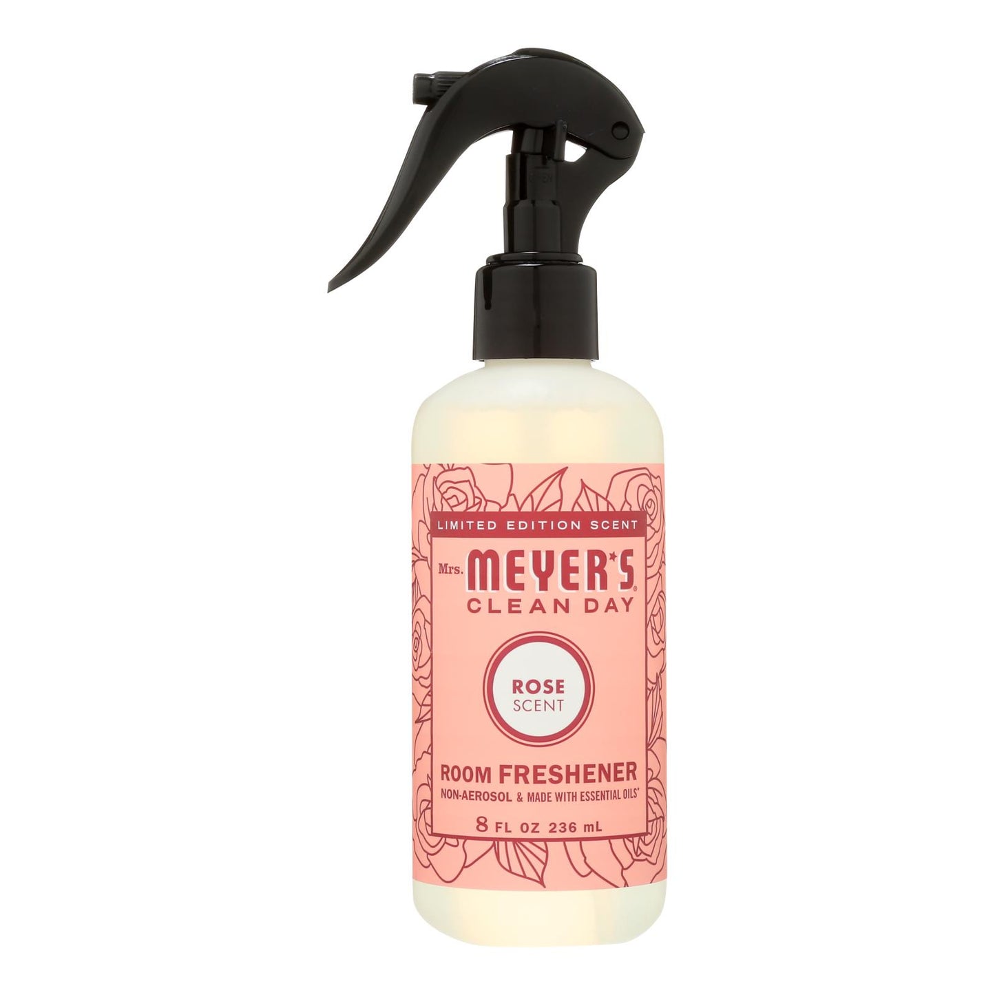 Mrs. Meyer's Clean Day - Ambientador de ambiente Rose - Caja de 6-8 Fz