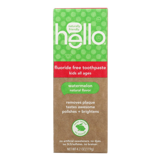 Hello Products Llc - Tpst Natural Wtrmln Flrd Free - 6 盒装 - 4.2 盎司