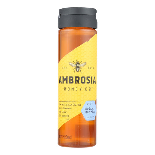 Miel Ambrosia - Miel Golden Sunrise - Caja de 6 - 12 oz