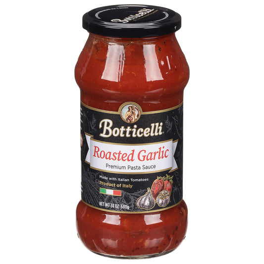 Botticelli - Salsa de ajo asado - Caja de 6 - 24 oz
