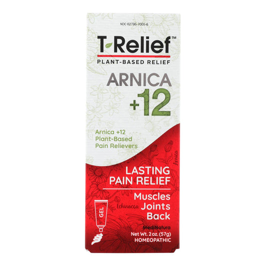 T-relief - Gel analgésico - Árnica más 12 ingredientes naturales - 1,76 oz