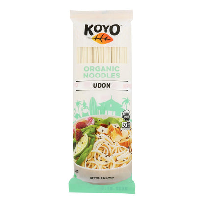 Fideos udon orgánicos Koyo - Caja de 12 - 8 oz