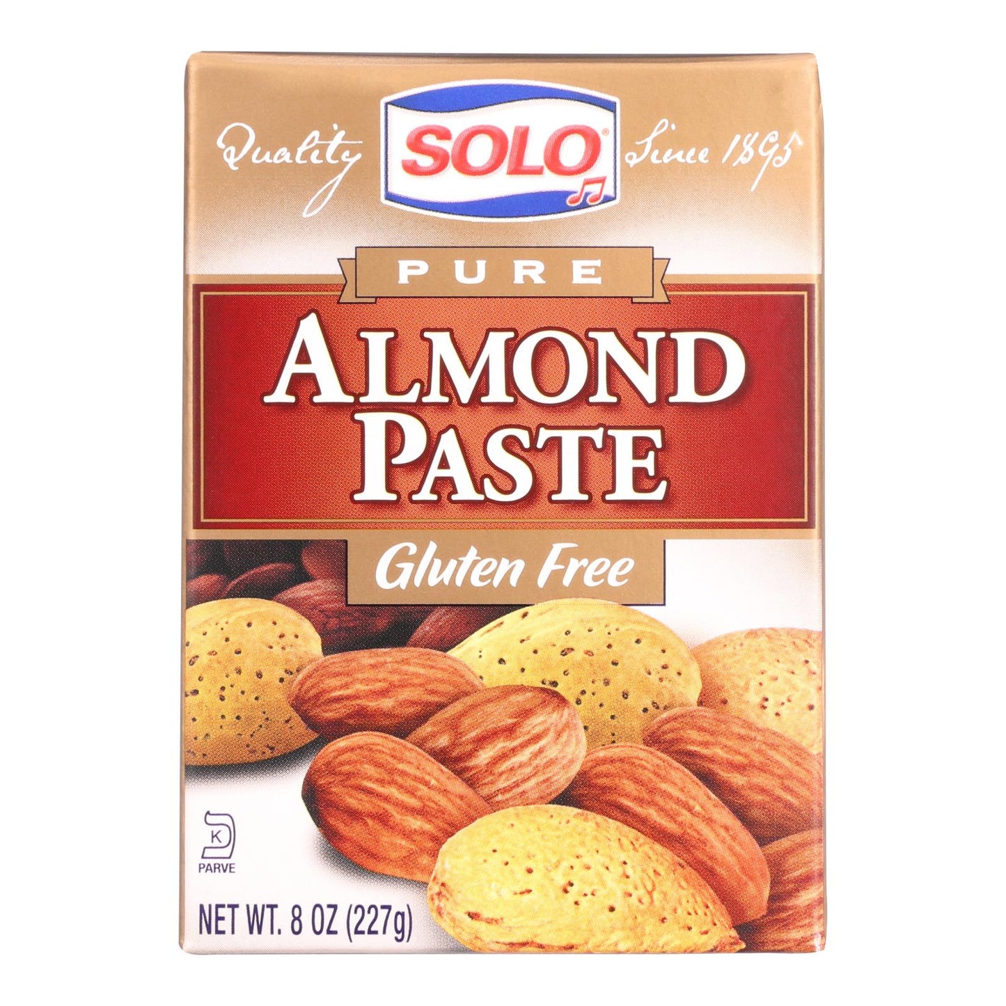 Pasta de almendras Solo - 8 oz - Caja de 12