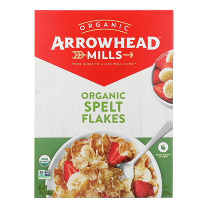 Arrowhead Mills - Copos de espelta para cereales - Caja de 6 a 12 oz