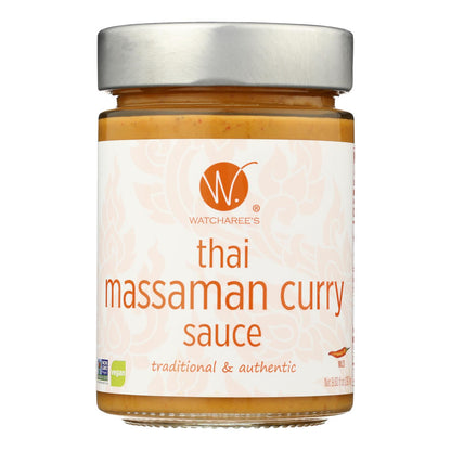 Salsa Thai Massaman Curry de Watcharee's - Caja de 6 - 9,8 Fz